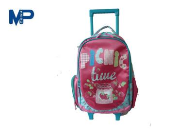 China El niño de flor de las muchachas embroma el bolso de moda de la mochila de la carretilla para la escuela primaria en venta