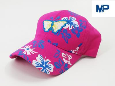 China Girl Mcgrath Logo Embroidered Baseball Caps For Child Or Adult , Customized Size for sale