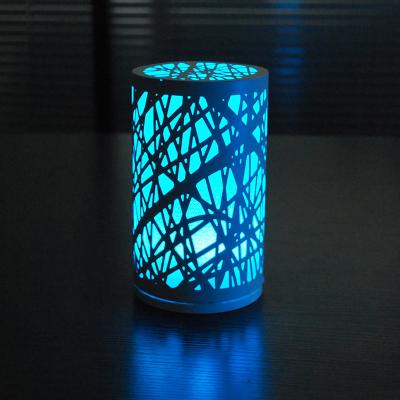 Chine Verre de taille de D95*H165cm et lampe uniques avec du charme de Tableau du fer LED la nuit. à vendre