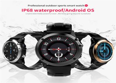 Cina Orologio nero Android, braccialetto astuto del touch screen di colore dell'orologio TPU di Bluetooth in vendita