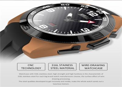 China Round Screen Touch Mobile Watch Stainless Steel Watch Casing CE Certification for sale