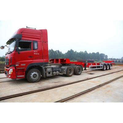 China 40ft container semi-trailer truck trailer road-railway for sale