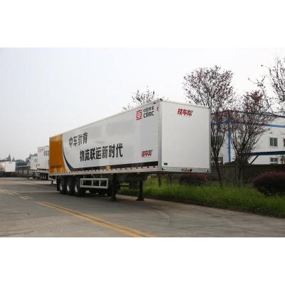 China Trailer on the back Van Semitrailer of truck for sale