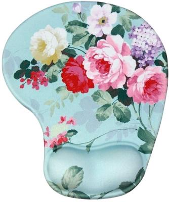 China With Flora Custom Printed Mouse Pads Wrist Rest Gel Wrist Rest for sale