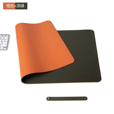 China Durable Non-slip Waterproof Leather Desk Pad PU Desk Table Protector, Large Ultra Thin Mouse Pad for sale