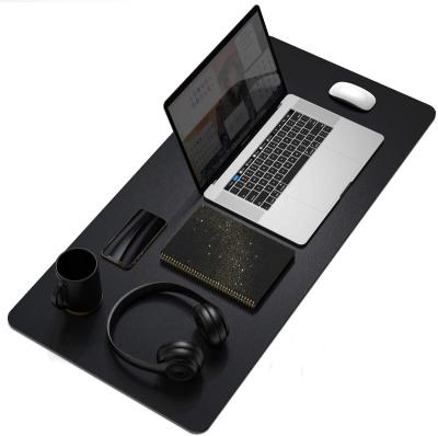 China Durable Waterproof PU Leather Mouse Pad Office Table Mouse Pad for sale