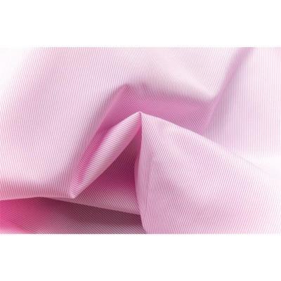 China SOFT FINISHED Yarn Dye Fine Quilting Fabrics Printed Trim Cheap Poplin Stripe Fabric for sale