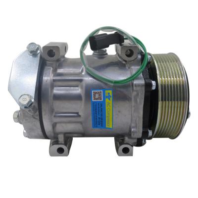 China 24V 709 SD7H15 8PK AUTO AC PART AC Compressor For Universal TRUCK BUS 26*28*21 for sale