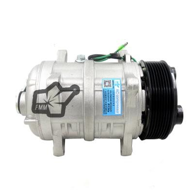 China TM16 12V Air Conditioner AC Compressor 8pk For TRUCK Refrigerated Truck 26*28*21 for sale