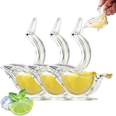 China Ipajarito Exprimidor De Limon Slice Lime Slice Glass Bird Acrylic Lemon Squeezer Kitchen Viable Home Manual Squeezer Squeezer Tool for sale