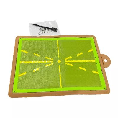 China Golf Training Aid Asyxstar Golf Hitting Mat For Indoors And Outdoors With 3 Practice Balls And 10 Tees Golf Gifts For Men's Golf for sale