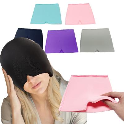 China The Ice Strip Headache & Migraine Relief Hat Therapy Ice Head Wrap, Hot and Cold Cold Therapy, Flexible Gel Ice Cooling Cap for Woman Man for sale