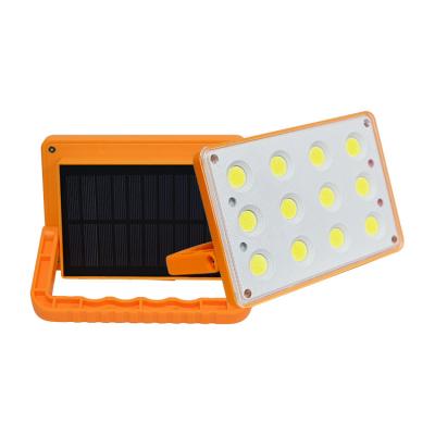 China High Brightness USB Rechargeable Emergency Flood Light Outdoor Energy Saving Portable Solar Flood Light for sale