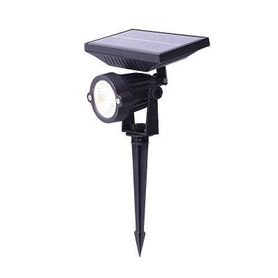 China Outdoor Solar Lawn Lamp Outdoor Waterproof Landscape Yard Warm Light 5 Watt Spotlight Garden Lights for sale