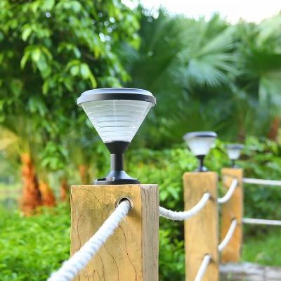 China Energy Saving Fence Yard Post Main Gate Garden Waterproof Outdoor Solar Led Pillar Light for sale