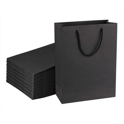 China BIODEGRADABLE Paper Gift Packaging Bag Gift Wrapping Bag Gift Box Retail Store With Cotton Handle for sale