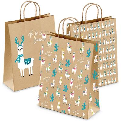 China Creative Christmas Storage Bag Christmas Decoration Bag Biodegradable Cartoons Color Bag New for sale