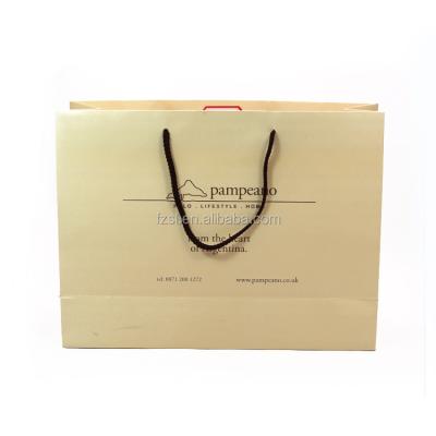 China Recyclable Luxury Custom Handmade Paper Shopping Bag With Handle China Factory for sale