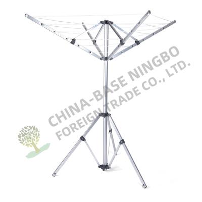 China Modern 4am Feet 16 Meters Sprinkler Piping Clothes Hanging Rotary Folding Umbrella Rack Clothes Airer Free Standing For Outdoor Garden for sale