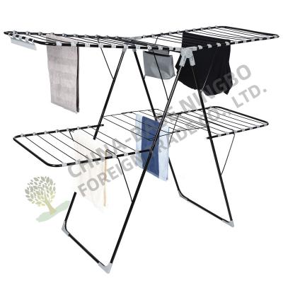 China Traditional Collapsible Extendable Drying Rack Clothes Drying Rack Organizer for Clothes Towels for sale