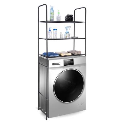 China Amazon best-selling toilet storage rack viable standing type shelf rack for bathroom apply to toilet washing machine for sale