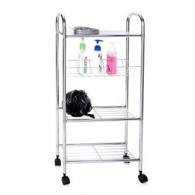 China Sustainable Bathroom Toilet Shelf Storage Rack Metal Toilet Shelves Stainless Steel Floor Stable Type Shelf for sale