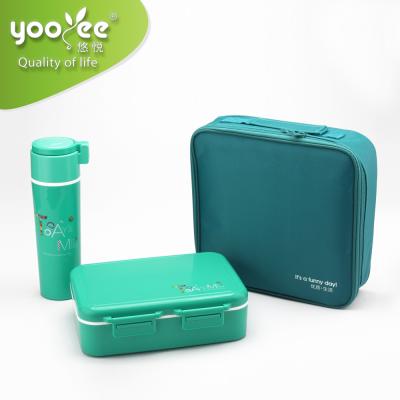 China Durable Microwavable and Reusable Premium Thermal Insulated Lunch Box for Picnic Lunch Box for sale