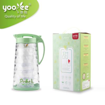 China Wholesale Sustainable Food Grade BPA Free Clear Plastic Jugs With Lid for sale