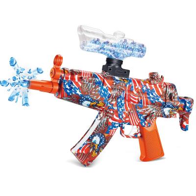 China Environmental Friendly MP5 Water Gel Beads Sandblaster Toy Water Ball Gun Electric Outdoor Gel Ball Toy Gun For Kids for sale