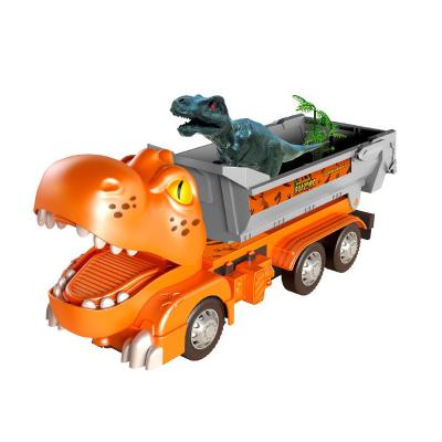 China New Dinosaur Shape Dinosaur Toy Truck Transport Carrier Car Truck Animal Toys For Children 41 x 16 x 23 for sale