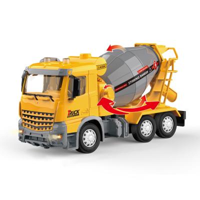 China 4 Channel R/C Car Concrete Mixer Truck Toy RC Car Truck 1:12 Scale Remote Control For Boy for sale