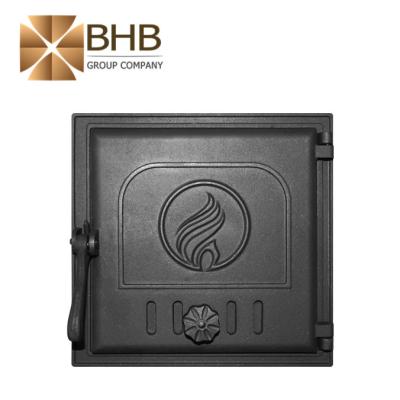 China Modern European Style Best Popular Cast Iron Wood Stove Door for sale