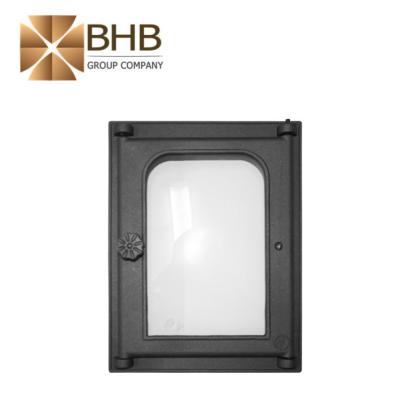 China Modern French Style Cast Iron Wood Stove Glass Door for sale