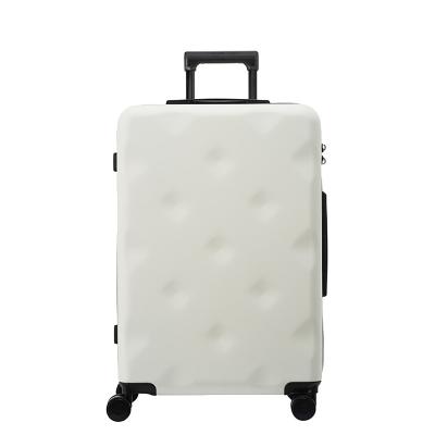 China Fashionable Bromen PC Luggage Chocolate Mirror Effect Trolley Case High Quality Suitcase for sale