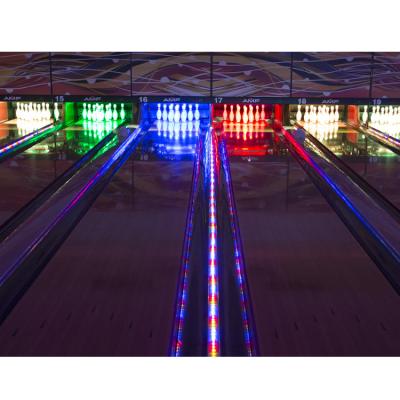 China Bowling Alley Set Promotion Bowlingmaschine Ausrüstung für Fitnessübungen Körper 25m zu verkaufen