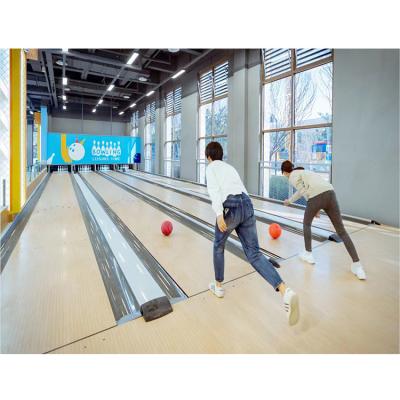 China Indoor Amf Bowling Projektor Typ Mini Bowling Alley Ausrüstung Schwarz 25m Custom zu verkaufen