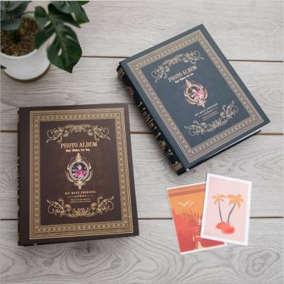 China Retro Harry Potter Mysterious Baby Leather Photo Album 8 Inch Professional View Book Printing Family Affair Wedding Gifts Amazon Album for sale