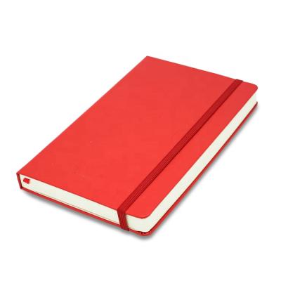 China Holi Hardcover Holi Hardcover Book A5 Wholesale Hot Red Printing Stationary Grid Notebook Ordered Factory Manufacturer for sale