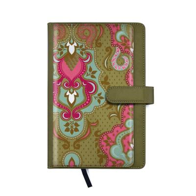 China Simple Holi Printed Business Keeping Art Leather Journal Handmade Planner Notebook Online for sale