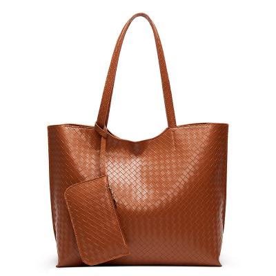 China Water Proof Low MOQ Fashion Woven Image Mother Son Purse Women Tote Leather Hand Bags Purse for sale