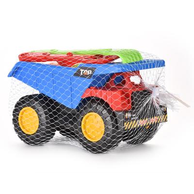 China Safe and healthy products. BSCI Labor Labor Inspection New Plastic Summer Toys Beach Plastic Toys 10 Sets Beach Engineering Vehicles for sale