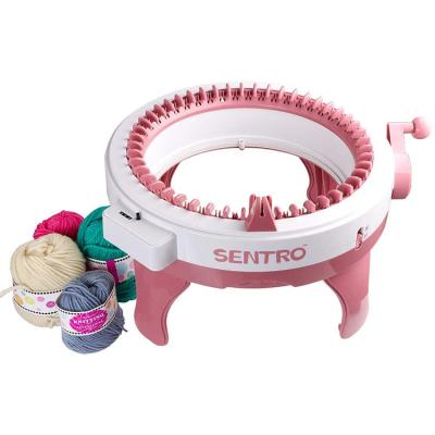 China Knitting Machine Toy Sentro Magic Weaving Loom Kit For Boy And Girl Round Circular Plastic Warp Knitting Machine for sale