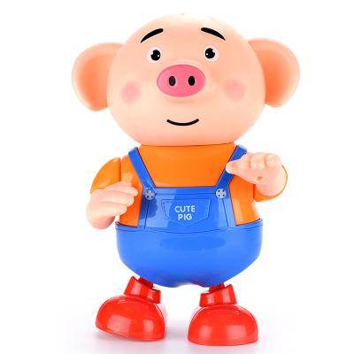 China Safe and healthy products. Electric Dancing Toy Animal Swing Cute Piggy Toy With Music And Lights BSCI Labor Inspection Wholesale Hot Sale Baby Interactive for sale