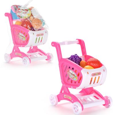 China Safe and healthy products. BSCI Labor Inspection New Arrival Kids Pretend Supermarket Shopping Toys Mini Supermarket Trolley Toys for sale