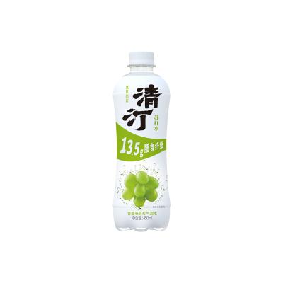 China Wholesale Best Selling Natural China Soda 450 Ml Fat Calorie Zero Sucrose Grape Green Zero Flavor Soda for sale