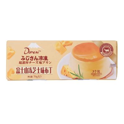 China Low Fat Factory Stock Kids Favorite Mount Fuji Cheese Flavor Frozen Jelly Pudding for sale