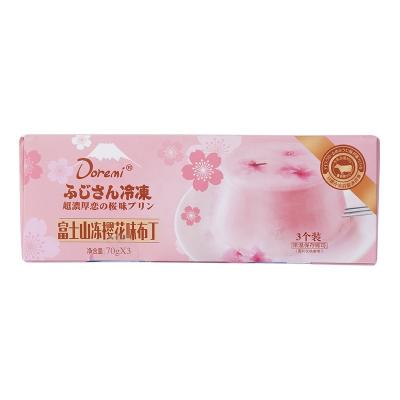 China Factory Natural Stock Favorite Kids Mount Fuji Sakura Flavor Frozen Fruit Jelly Pudding for sale