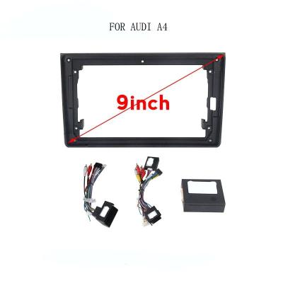 China For Car FOR Audi A4 Car DVD Player View Car Video Panel Interface Stereo Navigation Frame+can bus+cable for sale