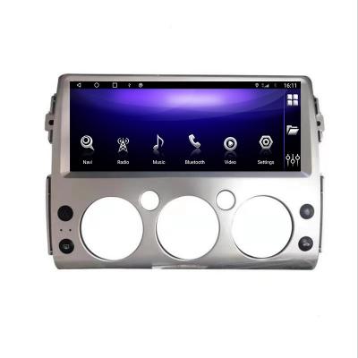 China Android Car Dvd New HD 12.3 Inch Android Car Stereo Universal Car Stereo Audio Radio Touch 2 Screen Din For Toyota Land Cruiser FJ 2007-2017 for sale