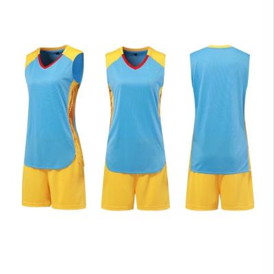 China New Season Style Volleyball Uniform Design For Club Volleyball Custom Cheap Authentic Stitched Reversible Uniform M for sale